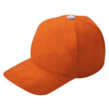 Bu yandan bakış açısıyla tasarladığınız ya da logonuz için en iyi stili oluşturun. Beyzbol şapkası Kırmızı Simge Rengi ile süslensin..