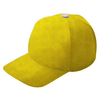 Bu yandan bakış açısıyla tasarladığınız ya da logonuz için en iyi stili oluşturun. Şaşırtıcı beysbol şapkası sarı ayva renginde.