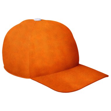 Bu yandan bakış açısıyla tasarladığınız ya da logonuz için en iyi stili oluşturun. Beyzbol şapkası Kırmızı Simge Rengi ile süslensin..