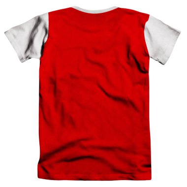 Sanat eserlerinizi bu arka plana yerleştirin. Güzel tişörtler doğuya özgü kırmızı renkte olsun ve gerçekçi bir sonuç elde edin..