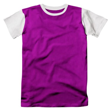 Tasarımınızı göstermek mi istersiniz, yoksa tanıtım amaçlı mı kullanırsınız, bu ön görünüm, güzel sümsük tişörtlü, mor renkli tişört sizi örtündürdü.. 