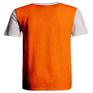 Boş, geriye dönük, kırmızı renkli mükemmel bir tişört modeli, tasarımınızı kolaylaştırmak ve güzelleştirmek için..