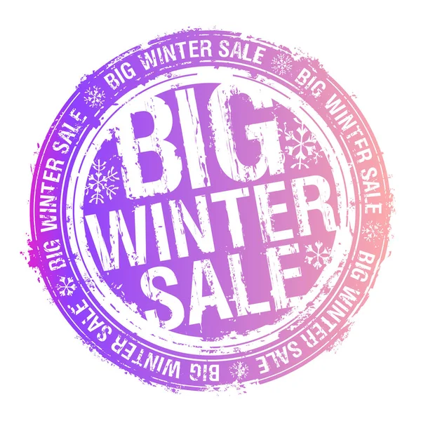 Winter Special Offer Shop Now Sale Vector Banner Template — Stock Vector