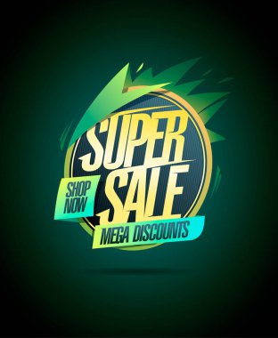 Süper indirimler mega indirimler afiş modelleri