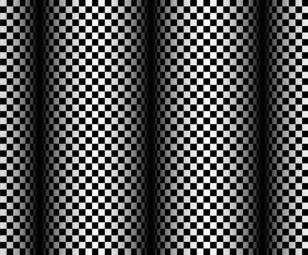 Tablero Ajedrez Abstracción Blanco Negro Que Encrespa Profundamente — Foto de Stock