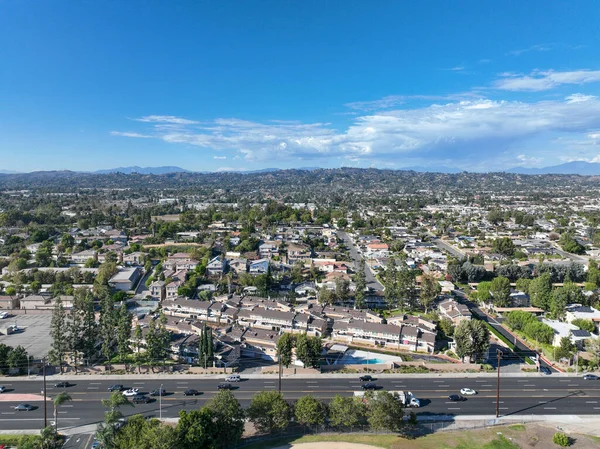 Aerial View Habra City Northwestern Corner Orange County California United — Stock Photo, Image