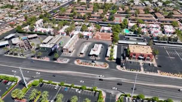 Luftaufnahme Städtischer Vorstädte Las Vegas Nevada Usa November 2022 — Stockvideo