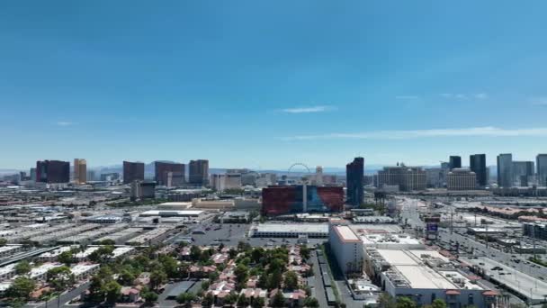 Aerial View Casino Strip Las Vegas Nevada Usa November 22Nd — Stock Video