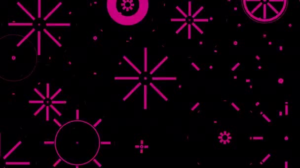 Starburst Geometric Modern Linear Vintage Abstract Background Abstract Explosion — Wideo stockowe