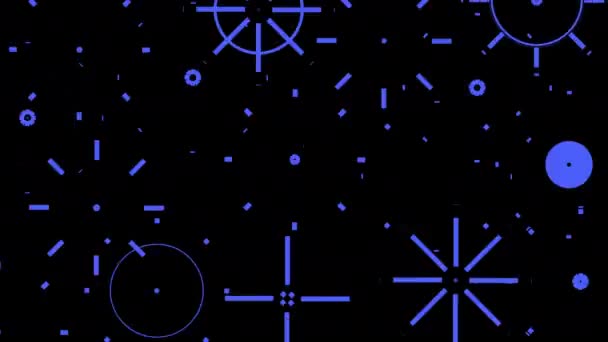 Зоряна Брама Сучасний Геометричний Лінійний Вінтажний Абстрактний Фон Абстрактний Вибух — стокове відео