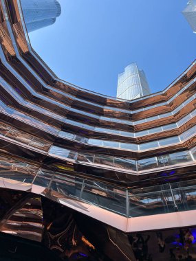 The Vessel, also known as the Hudson Yards Staircase, New York City, NY, USA - November 22nd, 2022