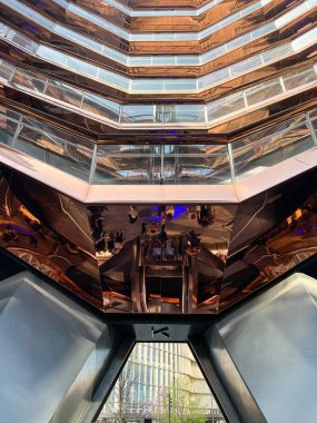 The Vessel, Hudson Yards Staircase olarak da bilinir, New York City, New York, ABD - 22 Kasım 2022