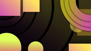 Colorful washout creative abstract geometric shape background for transition