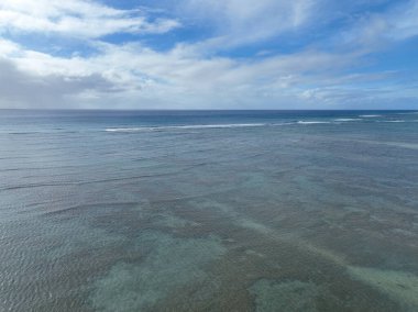 Aerial view of waikiki beach Honolulu Hawaii, Holiday destination for snorkeling and surfing