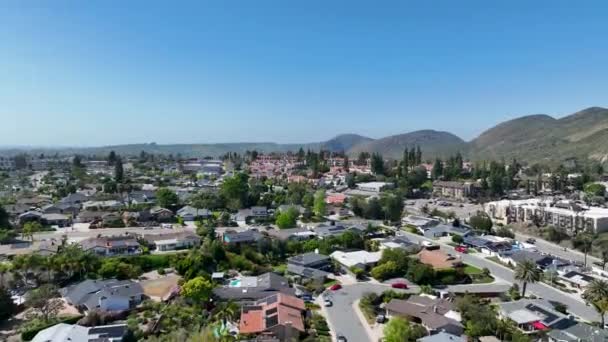 Veduta Aerea Della Casa Mesa City San Diego California Usa — Video Stock