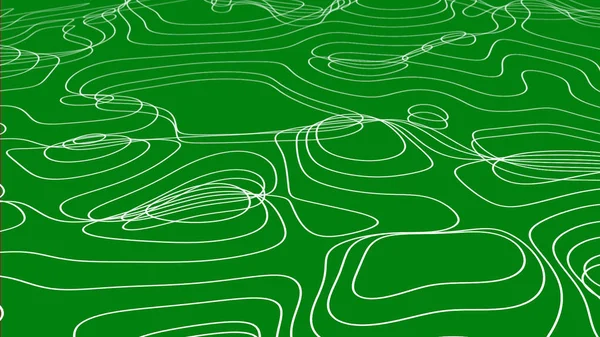 绿色三维地形图背景概念抽象背景 空间地理波纹曲线背景 图库图片