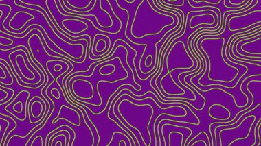 Mor dalgalı çizgiler soyut, zarif, karanlık hareket arkaplanı. Başlık arkaplanı olayı için kusursuz döngü