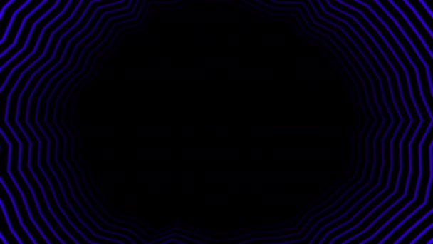 Linhas Onduladas Abstrato Mínimo Elegante Fundo Movimento Escuro Looping Sem — Vídeo de Stock