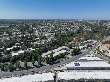 Güney San Diego, Kaliforniya, ABD 'deki konut ve konut manzarası.