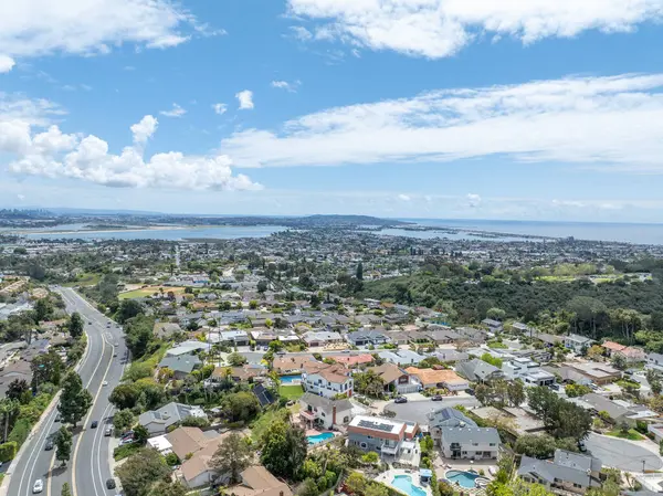 San Diego, Güney Kaliforniya 'daki yerleşim yerlerinin hava görüntüsü, ABD
