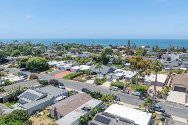 Carlsbad, Oceanside villaları, Güney Kaliforniya, San Diego, ABD 'de tatil yerleri.