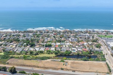 Carlsbad, Oceanside villaları, Güney Kaliforniya, San Diego, ABD 'de tatil yerleri.