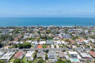 Carlsbad, Oceanside villaları, Güney Kaliforniya, San Diego, ABD 'de tatil yerleri.