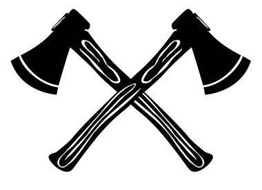 Beyaz arkaplanda izole edilmiş vektör resimleme eksenleri.