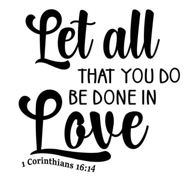 Aşkta yaptığın her şeyin vektör çizimi.