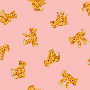 Sevimli ayı çiziminin kusursuz deseni,