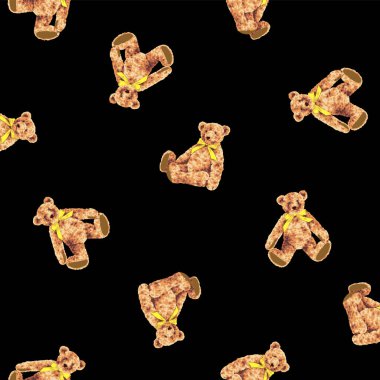 Sevimli ayı çiziminin kusursuz deseni,