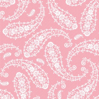 Güzel dantelli kumaşta desensiz desen.,