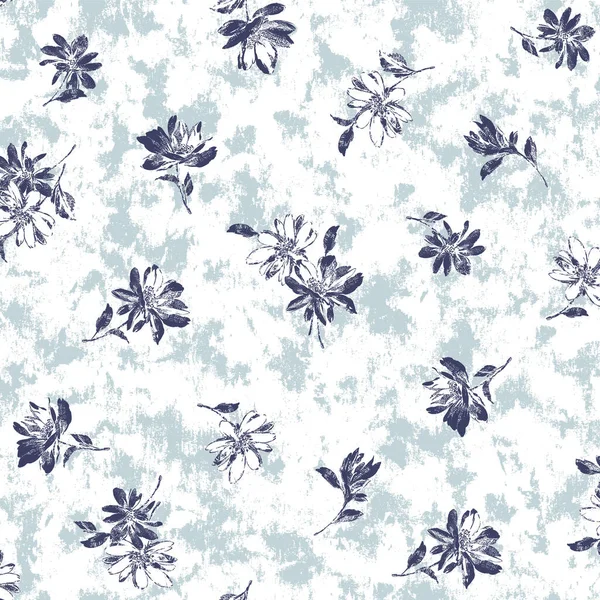 Mooi Bloemenpatroon Perfect Voor Textiel Ontwerp — Stockvector