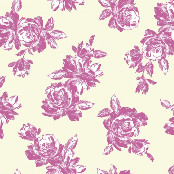 Padrão Floral Bonito Perfeito Para Design Têxtil —  Vetores de Stock