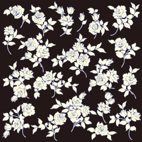 Uma Coleção Rosa Materiais Ideais Para Design Têxtil — Vetor de Stock