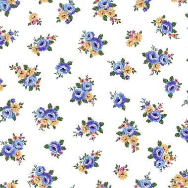 Tekstil tasarımı için mükemmel gül deseni,