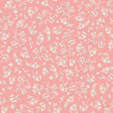 Kusursuz desenli güzel bitkiler tekstil için mükemmel.,