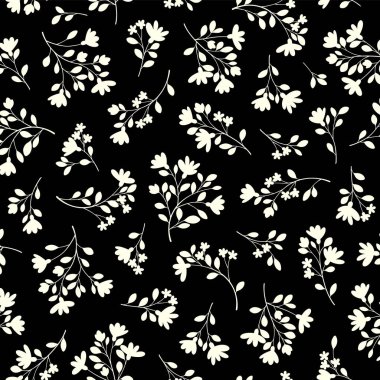 Tekstil deseni için uygun sevimli çiçek deseni,