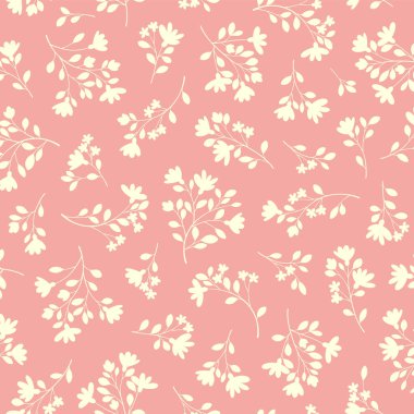 Tekstil deseni için uygun sevimli çiçek deseni,