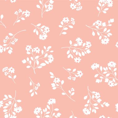 Tekstil deseni için uygun sevimli çiçek deseni,