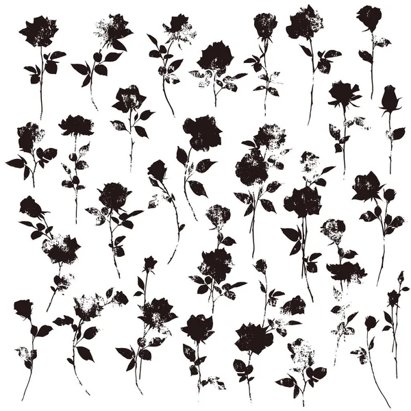 Güzel ve sevimli gül taşıyıcı malzeme koleksiyonu,