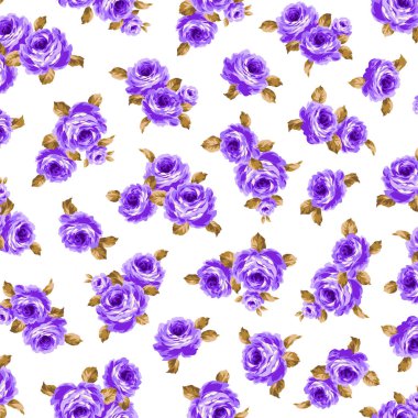 Tekstil tasarımı için mükemmel gül deseni,