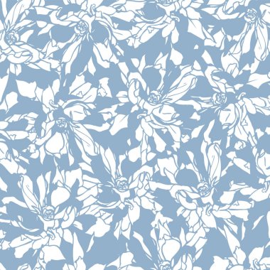 Şirin çiçek deseni tekstil tasarımı için mükemmel.,