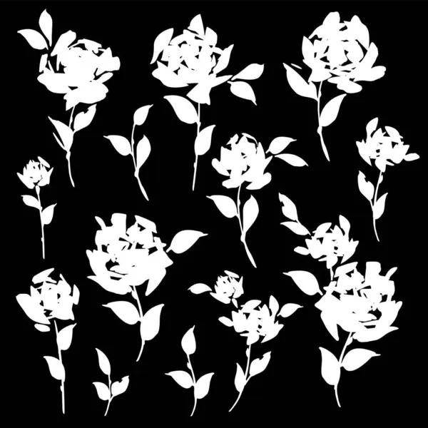 Абстрактний Квітковий Матеріал Ідеальний Текстильного Дизайну Ліцензійні Стокові Ілюстрації