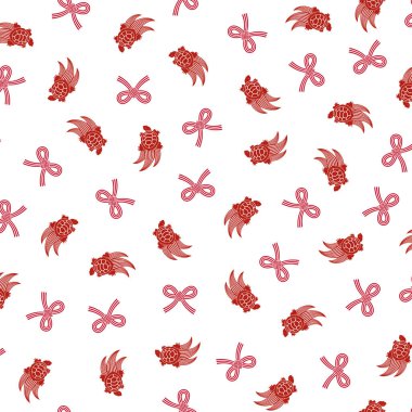 Japonya 'da etkinlikler için kullanılan Mizuhiki dekorasyonları,