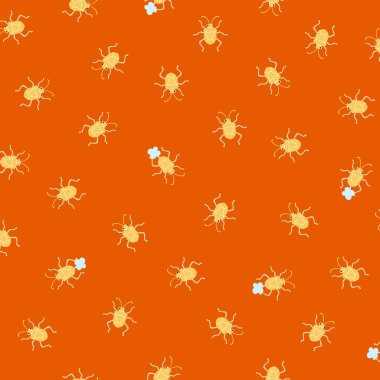 Benzersiz böceklerle kusursuz bir şablon oluştur,