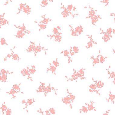 Soyut çiçek deseni tekstil tasarımı için mükemmel.,