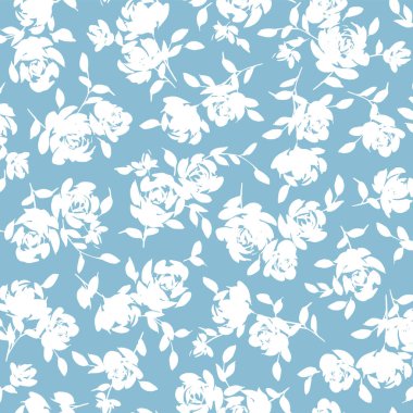 Soyut çiçek deseni tekstil tasarımı için mükemmel.,