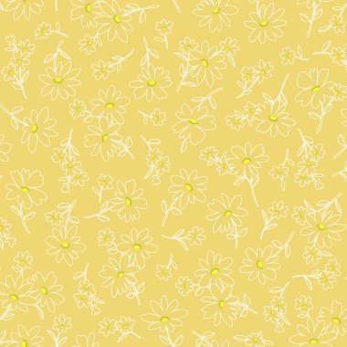 Güzel çiçek deseni tekstil tasarımı için mükemmel.,