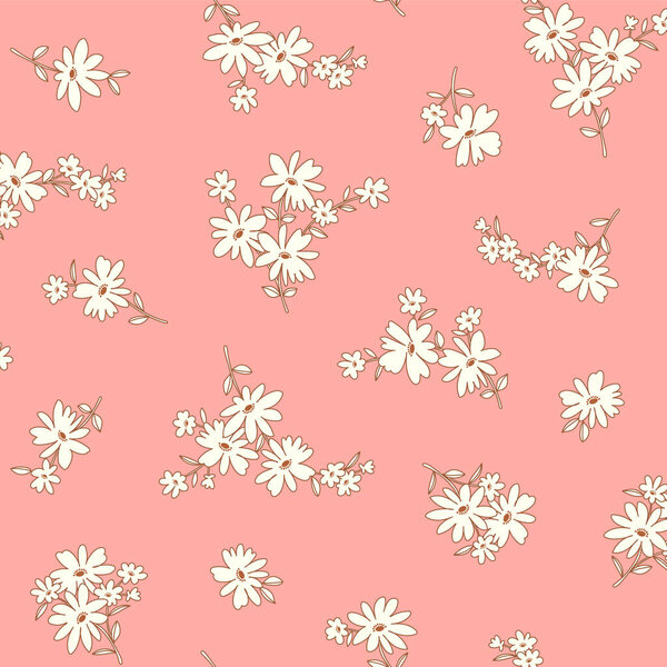 Красивый цветочный узор идеально подходит для текстильного дизайна,